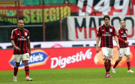 Il Milan sconsolato (getty images)
