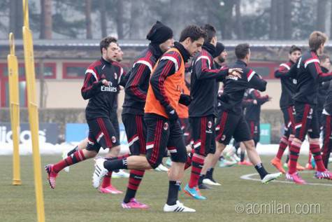 Allenamento Milanello (acmilan.com)