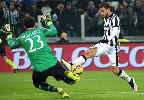 Claudio Marchisio e Diego Lopez (Getty Images)