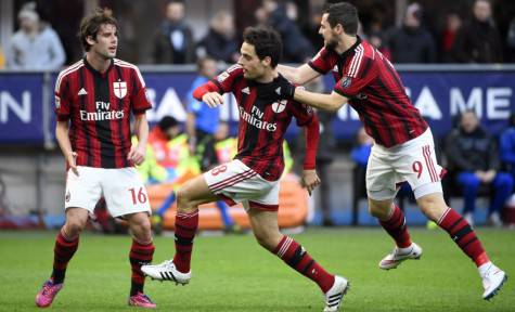 Andrea Poli, Giacomo Bonaventura e Mattia Destro (Getty Images)