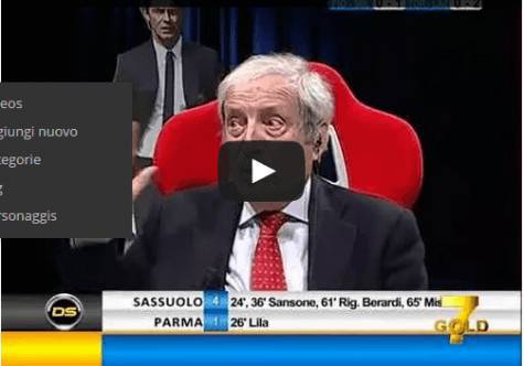 Crudeli durante Fiorentina-Milan