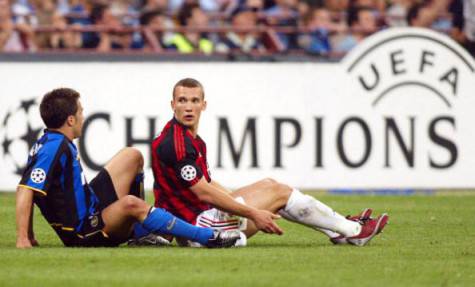 Shevchenko & Cannavaro -Champions League 2003 (Getty Images) 