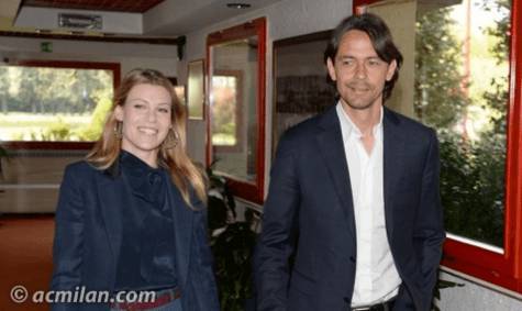 Barbara Berlusconi e Filippo Inzaghi (acmilan.com)