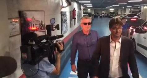 Carlo Ancelotti & Fabrizio De Vecchi (Foto by Sky Sport 24)