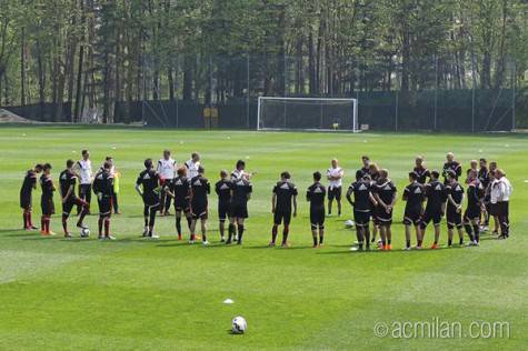 Allenamento Milanello (acmilan.com)