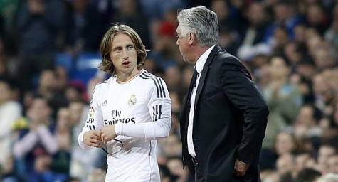 Luka Modric & Carlo Ancelotti (foto dal web)