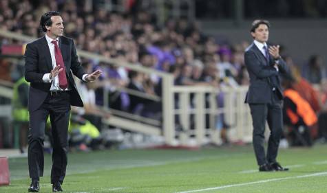 Unai Emery e Vincenzo Montella (getty images)