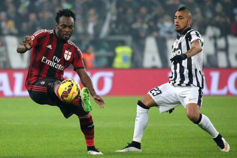 Michael Essien e Arturo Vidal (Getty Images)