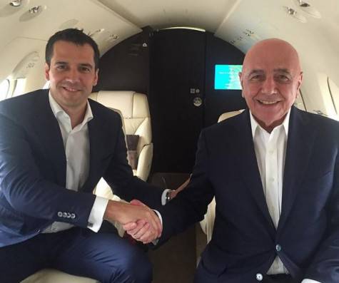 Nelio Lucas e Adriano Galliani (foto da Instagram)