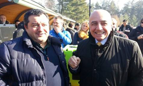 Mino Raiola e Adriano Galliani (foto dal web)