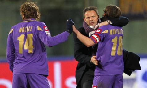 Mihajlovic e Montolivo alla Fiorentina (getty images)