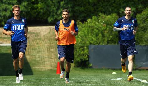 Alessio Romagnoli e Daniele Rugani, in mezzo Berardi (Getty Images)