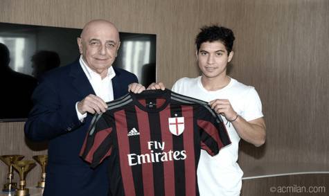 Adriano Galliani e José Mauri (acmilan.com)