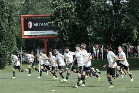 Allenamento Milanello (acmilan.com)