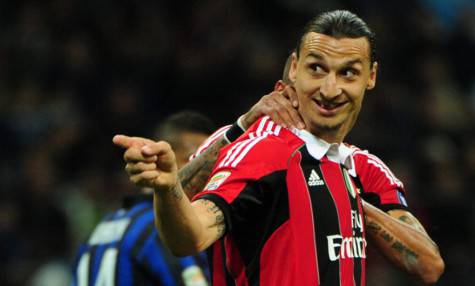 Ibrahimovic nel Milan (getty images)