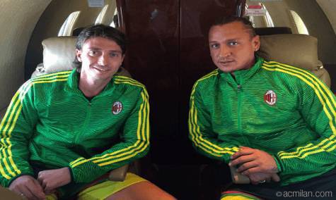 Riccardo Montolivo e Philippe Mexes (foto acmilan.com)