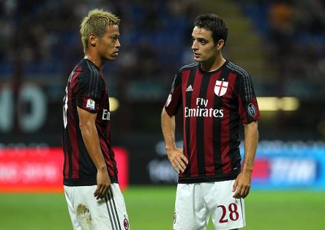 Keisuke Honda & Giacomo Bonaventura (Getty Images)