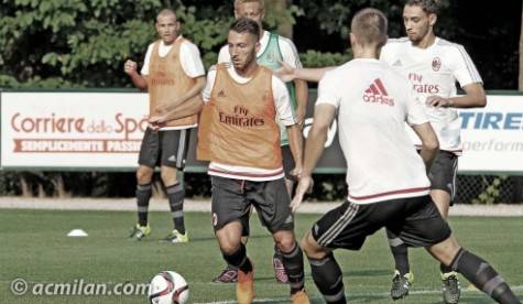 Allenamento a Milanello (acmilan.com)