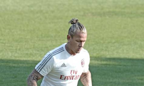 Philippe Mexes a Milanello (foto acmilan.com)