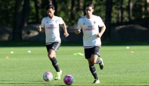 Suso & Mattia De Sciglio (foto da acmilan.com)