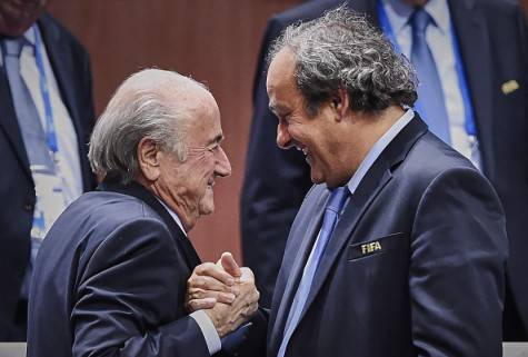 Sepp Blatter Michel Platini