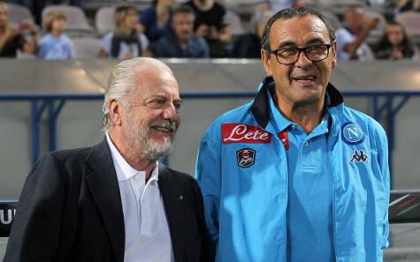 Aurelio De Laurentiis e Maurizio Sarri (Getty Images)