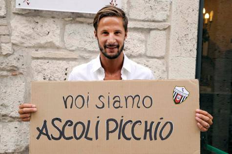 Luca Antonini (foto presa dalla pagina fb dell'Ascoli)