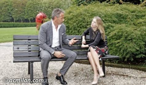 Sinisa Mihajlovic e Barbara Berlusconi (foto acmilan.com)