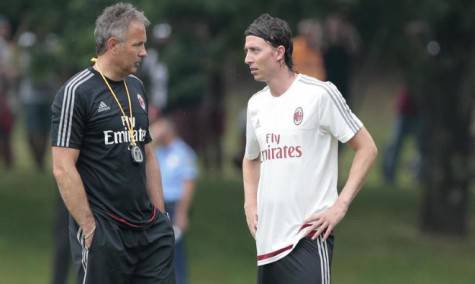 Sinisa Mihajlovic e Riccardo Montolivo (foto del web)