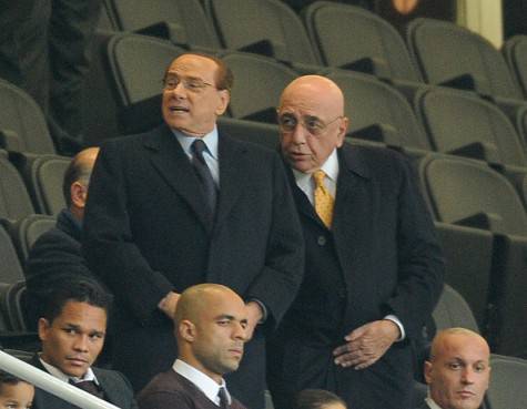 Silvio Berlusconi e Adriano Galliani (Getty Images)