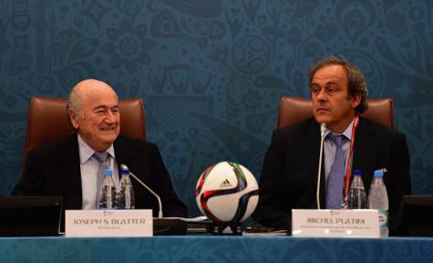 Joseph Blatter Michel Platini 