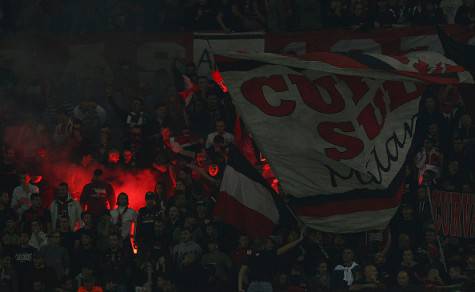 Curva sud Milan (getty images)