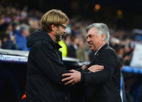 Klopp e Ancelotti (getty images)