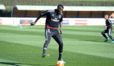 m'baye niang allenamento milanello