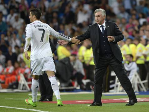 Cristiano Ronaldo e Carlo Ancelotti