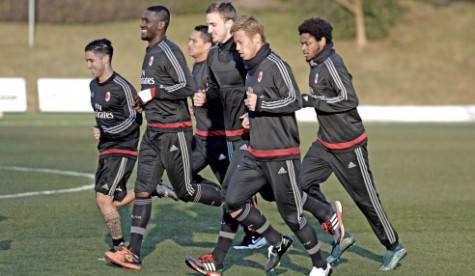 Allenamento Milanello (foto acmilan.com)