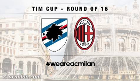 Coppa Italia, Sampdoria-Milan