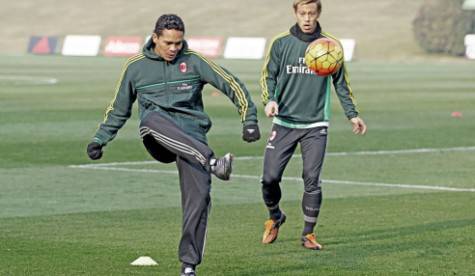 Allenamento a Milanello