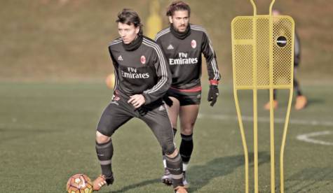 Allenamento a Milanello (foto acmilan.com)