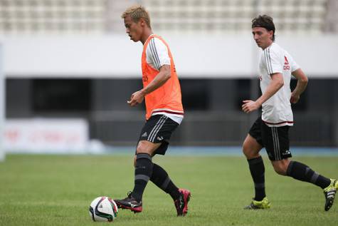 Riccardo Montolivo Keisuke Honda