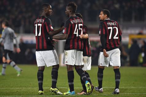 Zapata, Balotelli e Boateng (©getty images)