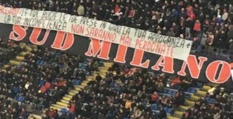 Striscione Galliani