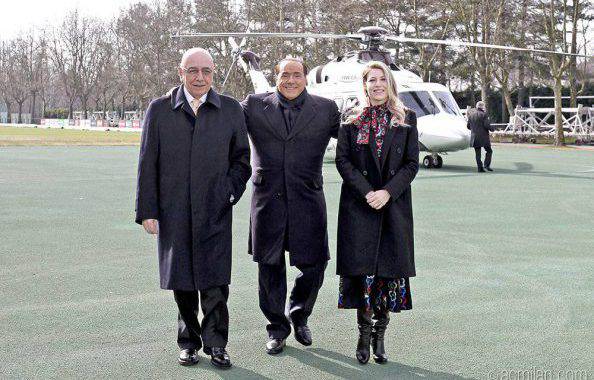 Galliani Berlusconi Silvio Barbara