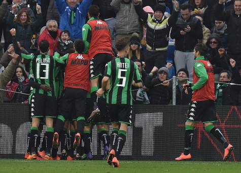 L'esultanza del Sassuolo (©Getty Images)