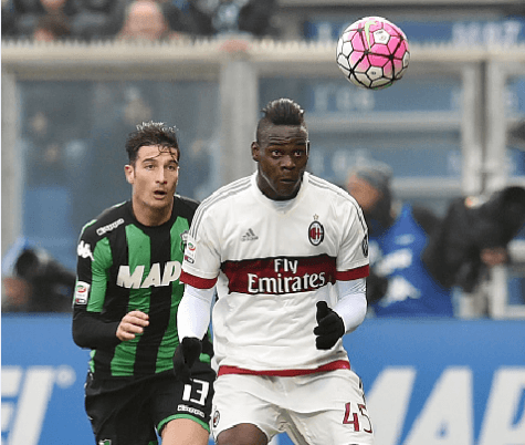 Peluso e Mario Balotelli (©getty images)