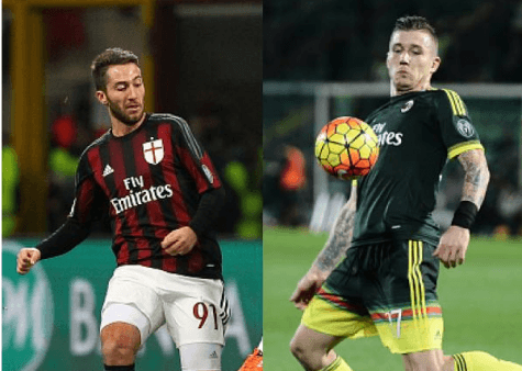 Andrea Bertolacci e Juraj Kucka