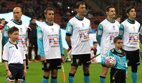 Paolo Tagliavento e la sestina arbitrale (©getty images)