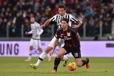 Riccardo Montolivo vs Mario Mandzukic (©Getty Images)