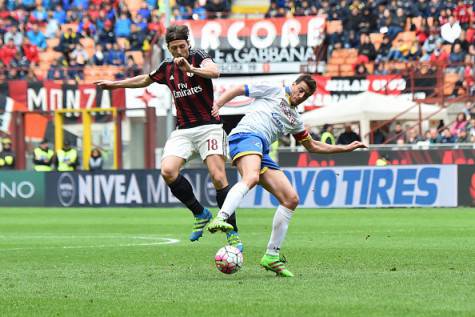 Riccardo Montolivo e Daniel Ciofani (©Getty Images)