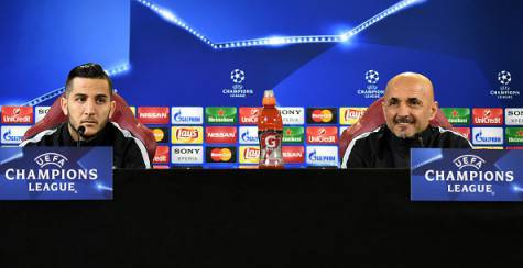 Luciano Spalletti e Kostas Manolas (©Getty Images)